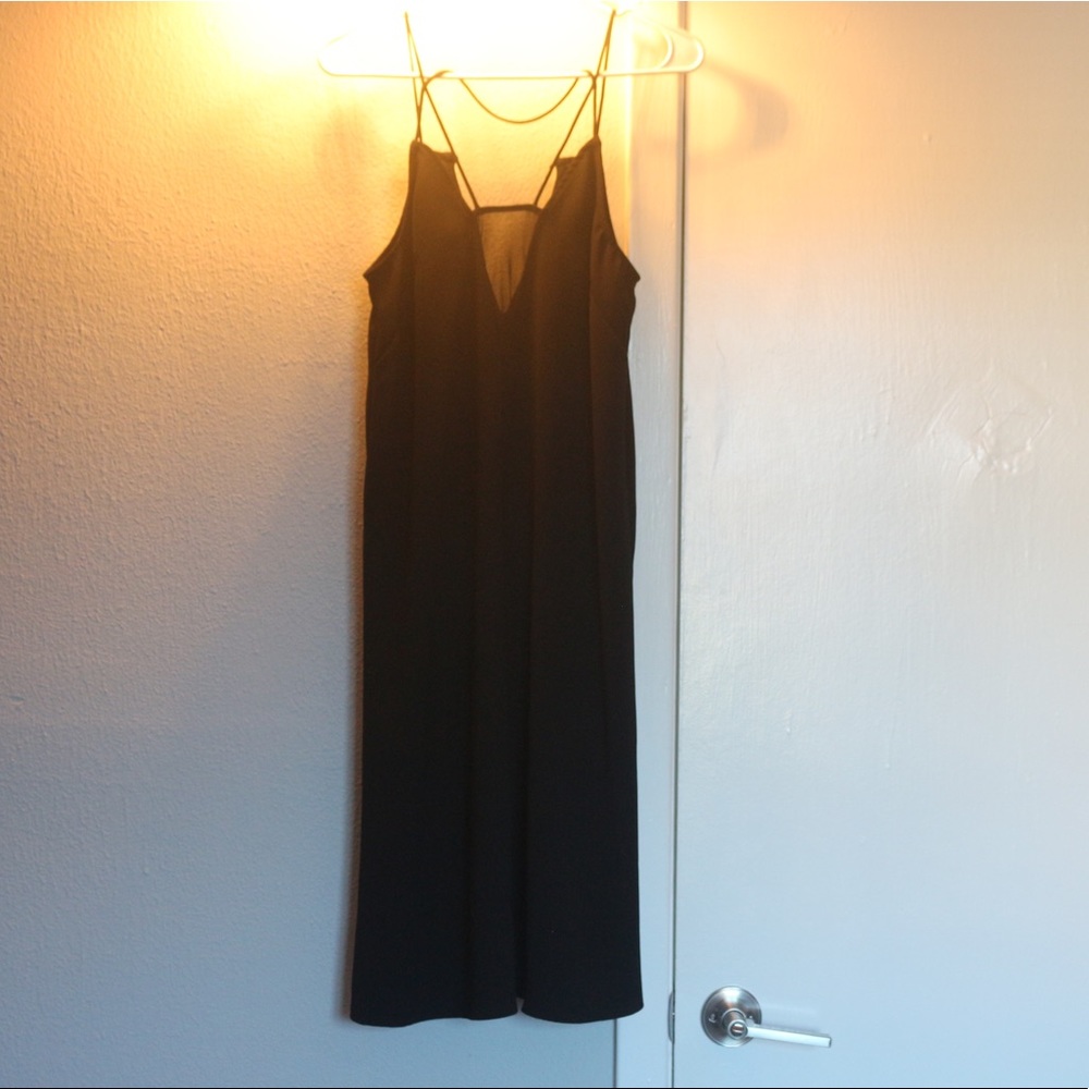 ✨H&M midi black dress✨